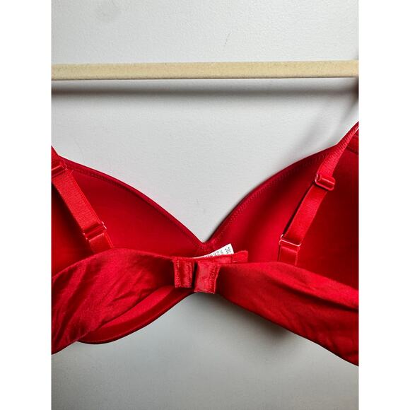Brand New B. Tempt'd Wire Free Red T-Shirt Bra women's 32C - Picture 8 of 8